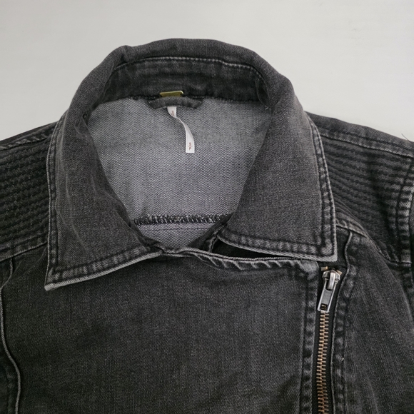 Free People Charcoal Jean Jacket - Picture 5 of 13